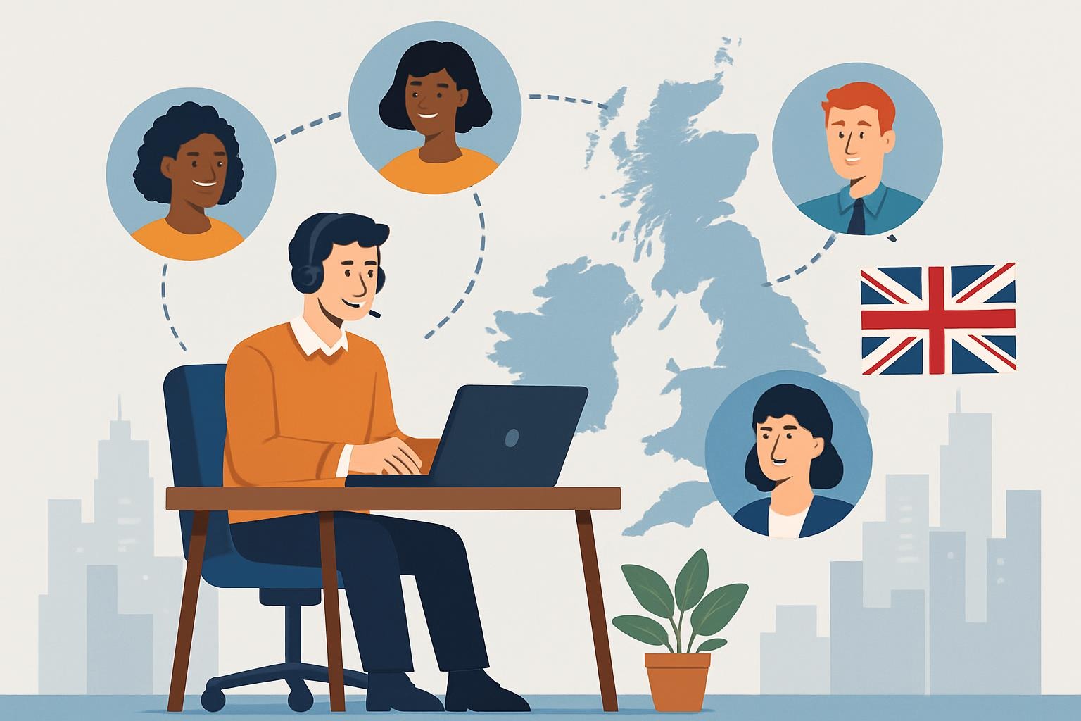 remote outsourcing for fast growing businesses in UK using scalable remote teams
