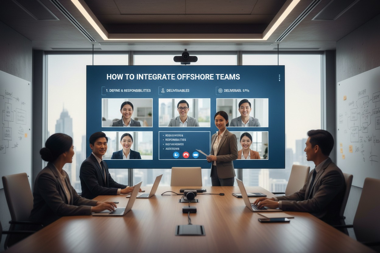 How to Integrate Offshore Teams: Effective strategies for communication, relationship-building, and timezone management.