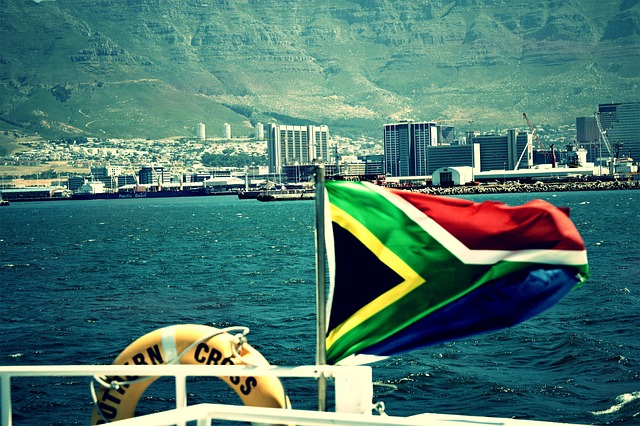 cape town, south-africa, ocean, africa, nature, city, coast, flag