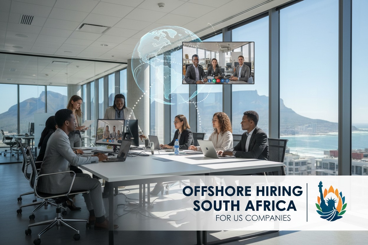 US company offshore hiring South Africa remote team setup
