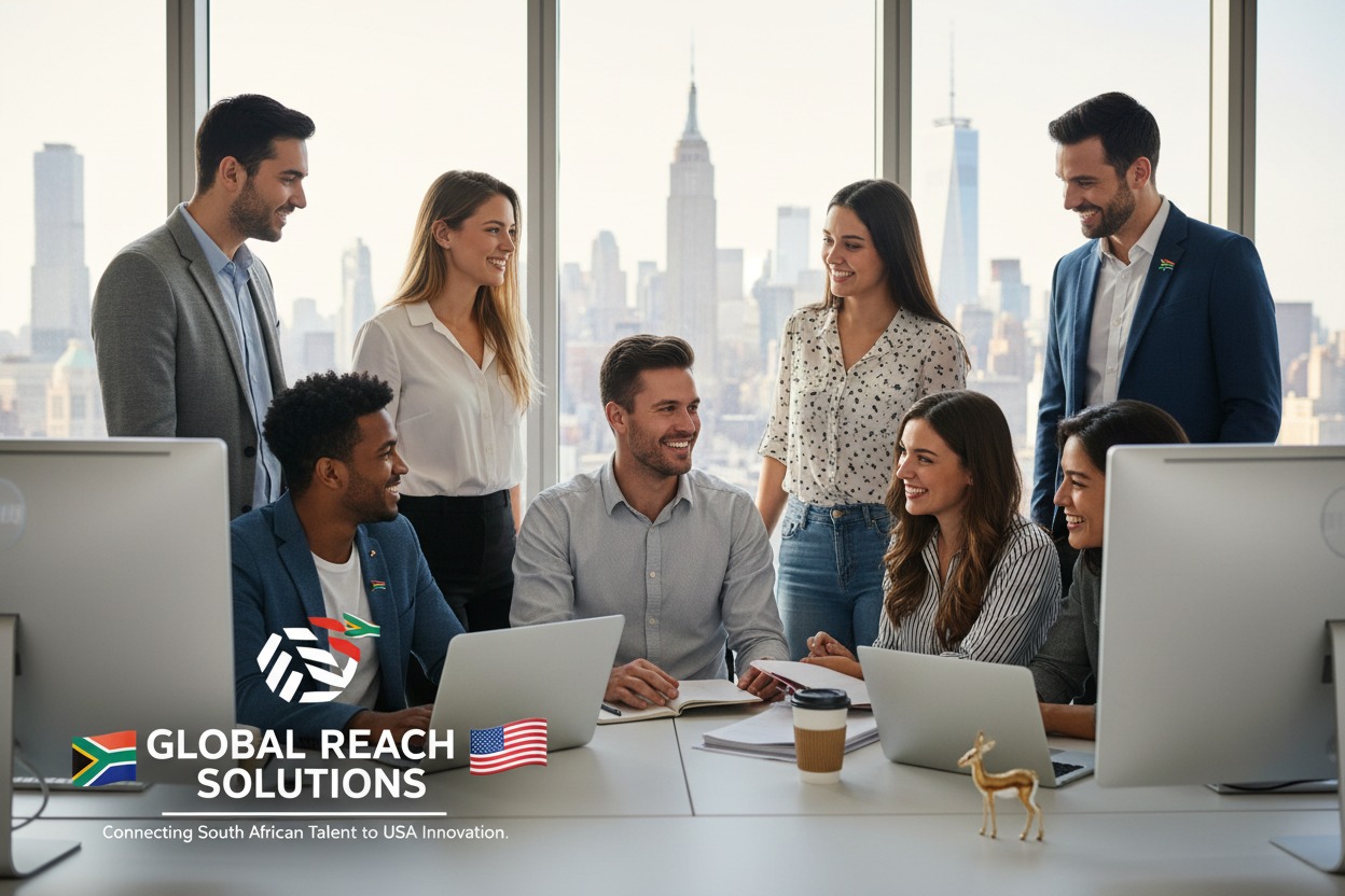South African professionals working with US business teams