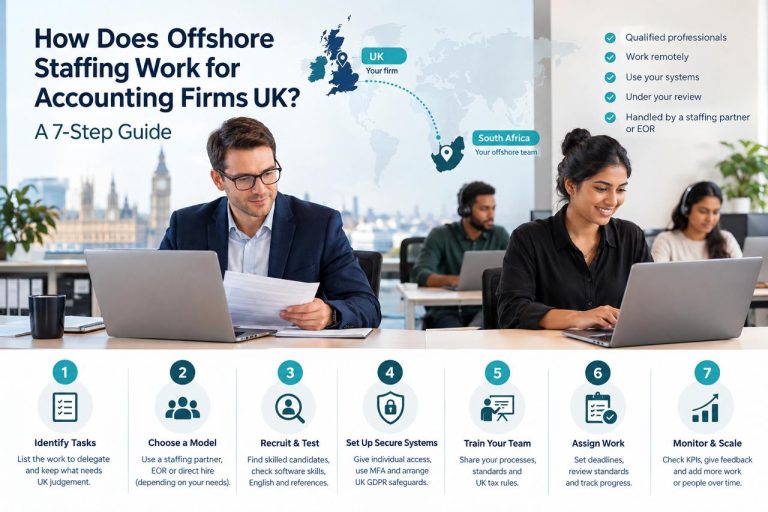 how does offshore staffing work for accounting firms uk