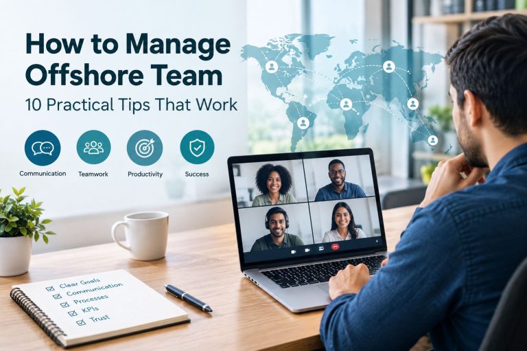 how to manage offshore team